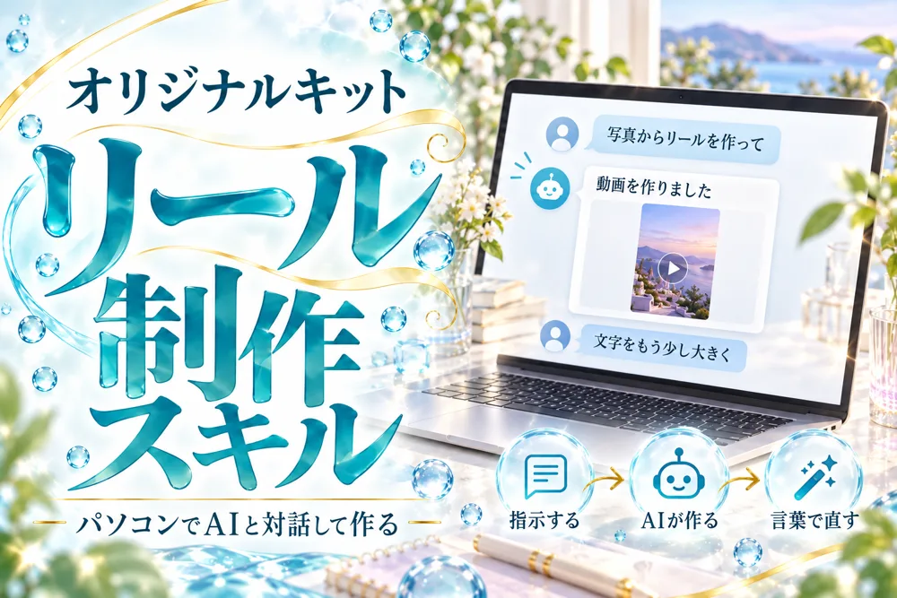 オリジナル・リール制作スキルキットのイメージ